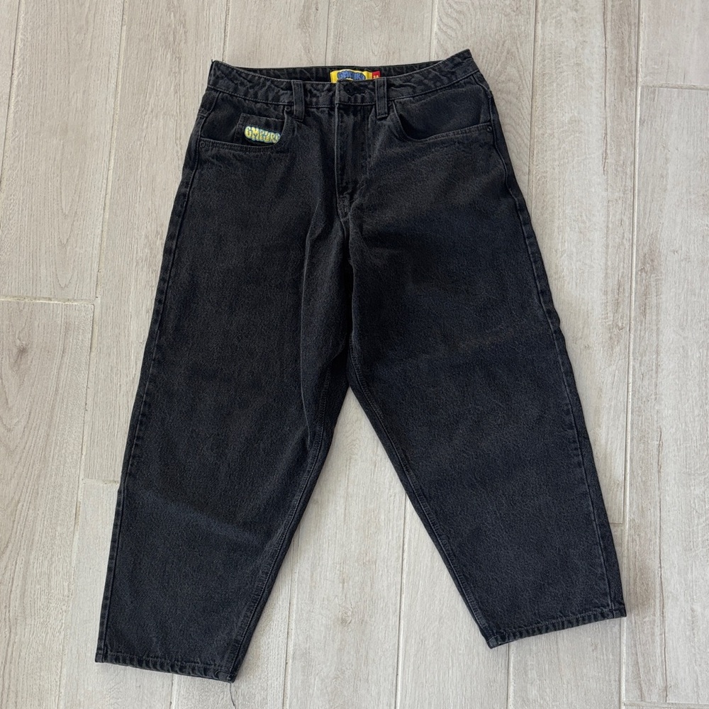 Empyre Men's Black Relaxed Fit Jeans